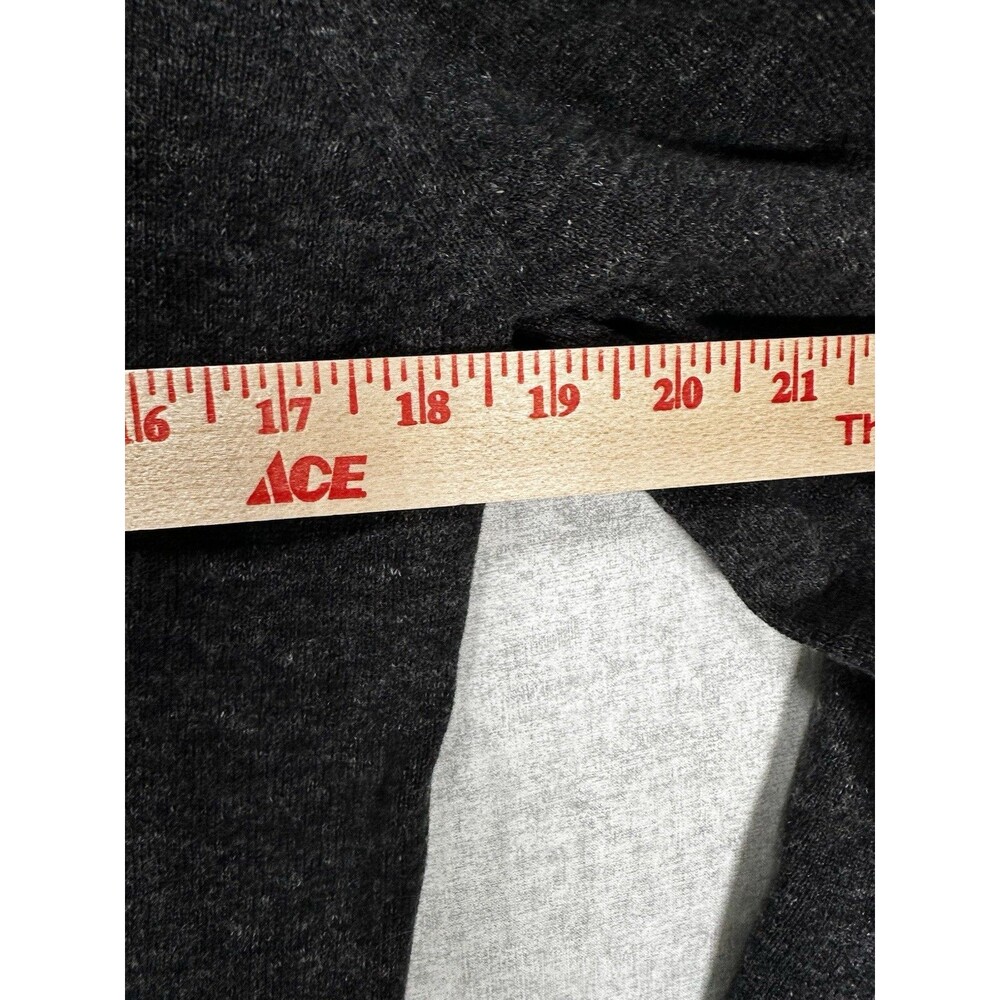 American Eagle Men's Heather Gray Cotton Long Sleeve Crewneck Sweater Size Small - Picture 3 of 6
